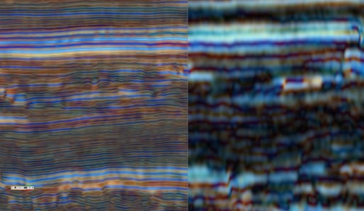 Constant Q Frequency Decomposition Colour Blending in GeoTeric