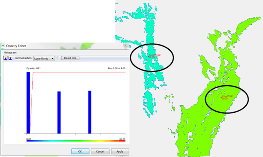 Opacity Editor and output